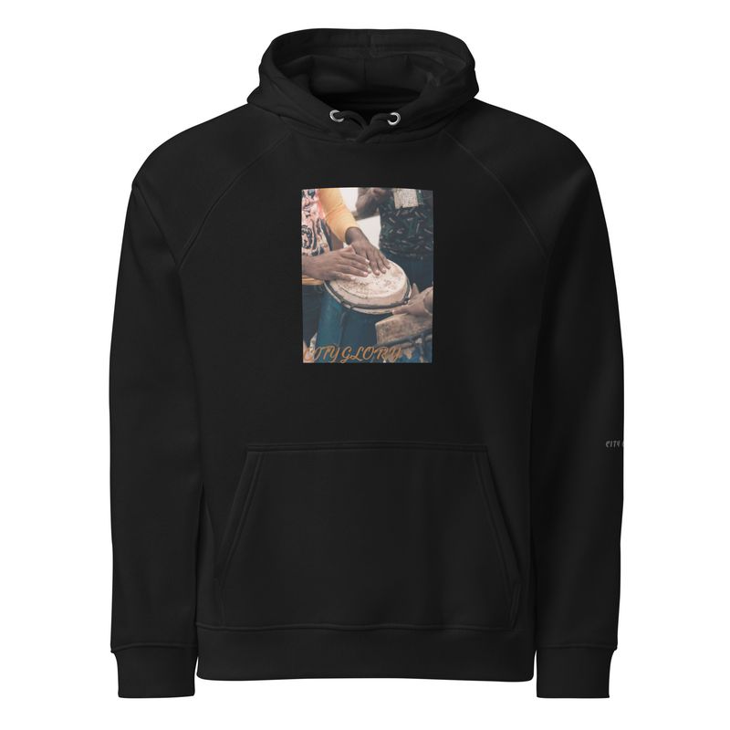 City Glory-Los Angeles Moments Unisex eco raglan hoodie