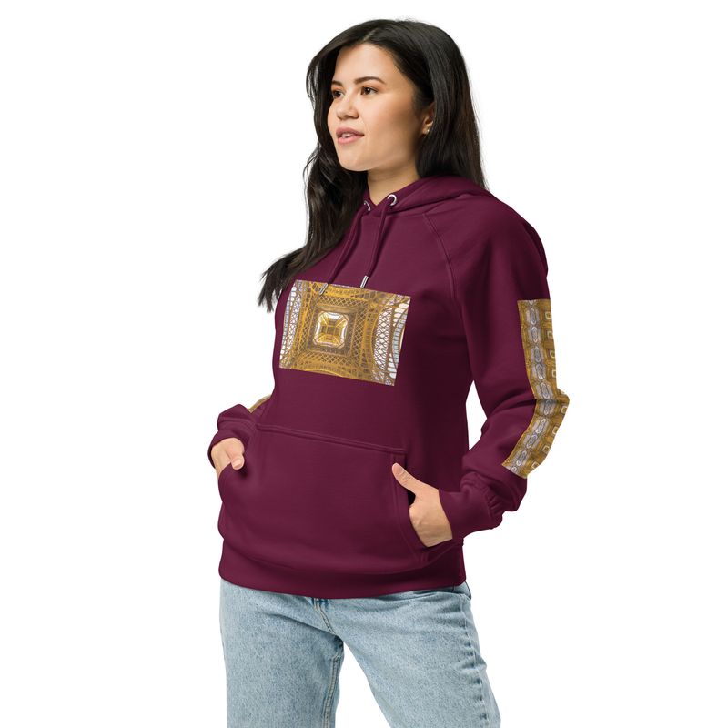 City Glory-Paris Eiffel Sky Moments Unisex eco raglan hoodie