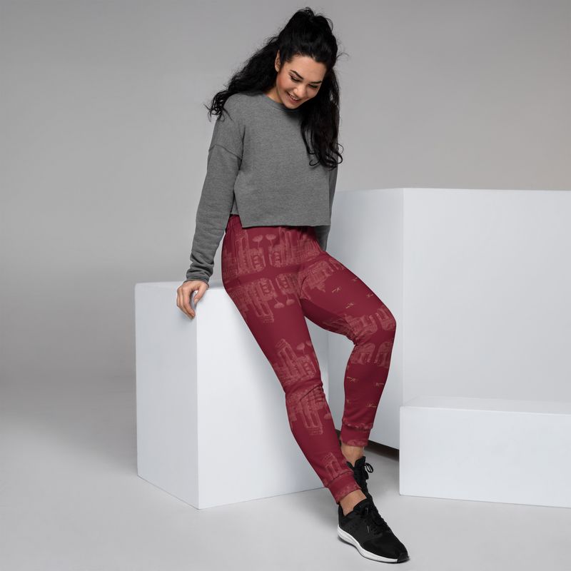 City Glory-Rome Colosseum Motif Women&#39;s Joggers