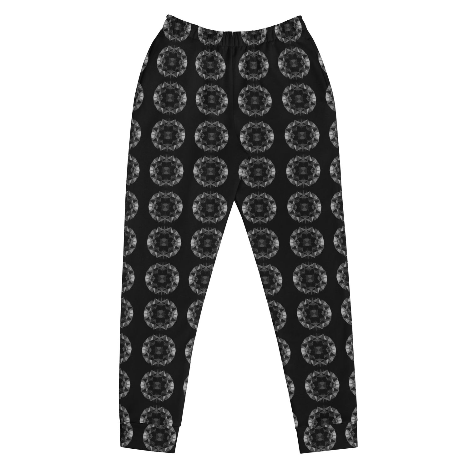 City Glory-Paris Black Diamond Abstract Women&#39;s Joggers