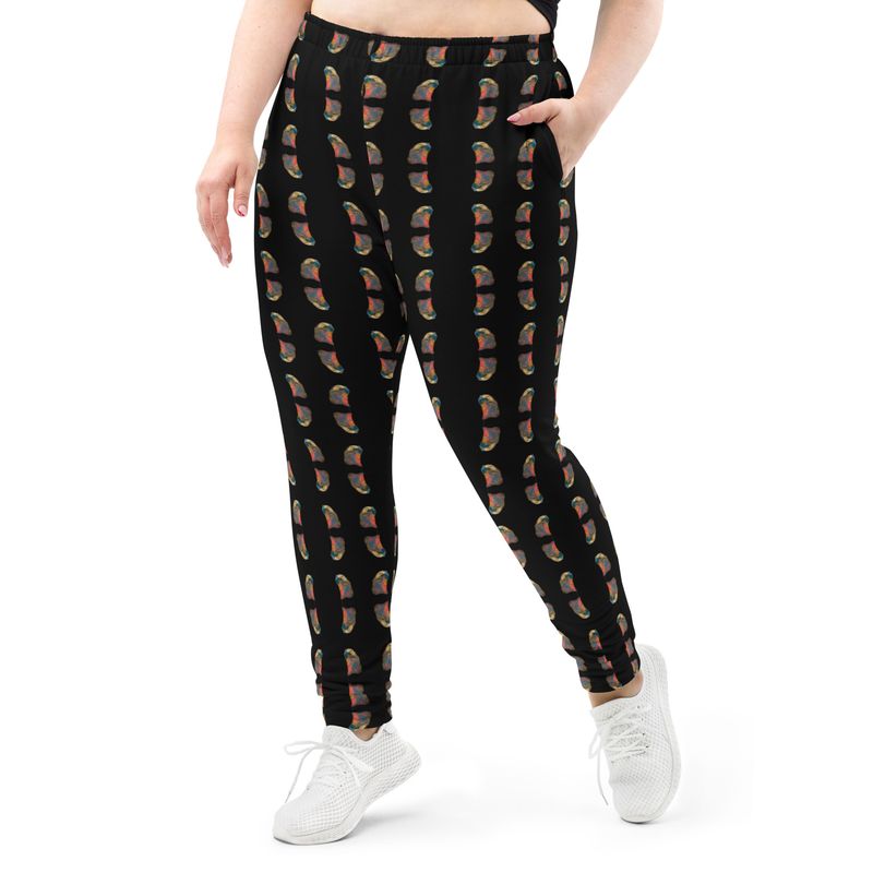 City Glory-Miami Black Opal Abstract Women&#39;s Joggers