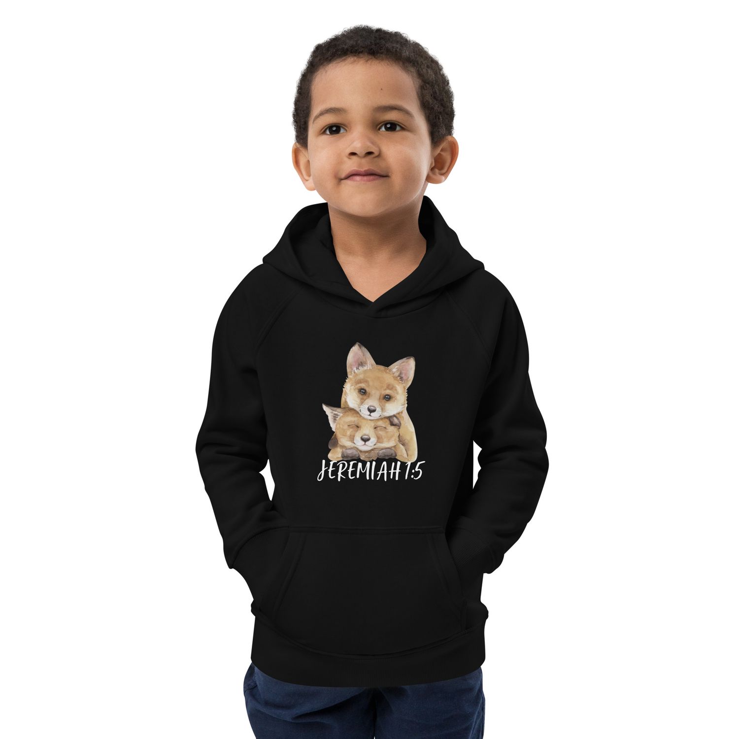 City Glory- Moments (Jeremiah 1:5) Kids eco hoodie
