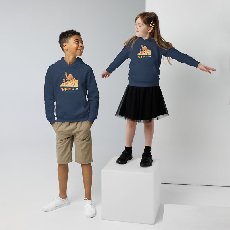 City Glory-Dubai Moments (Psalm 139:14) Kids eco hoodie