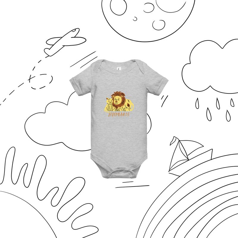 City Glory-Baby Faith Moments (Jeremiah 1:5) Baby short sleeve one piece