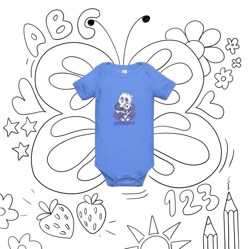 City Glory-Baby Faith Moments (Jeremiah 1:5) Baby short sleeve one piece