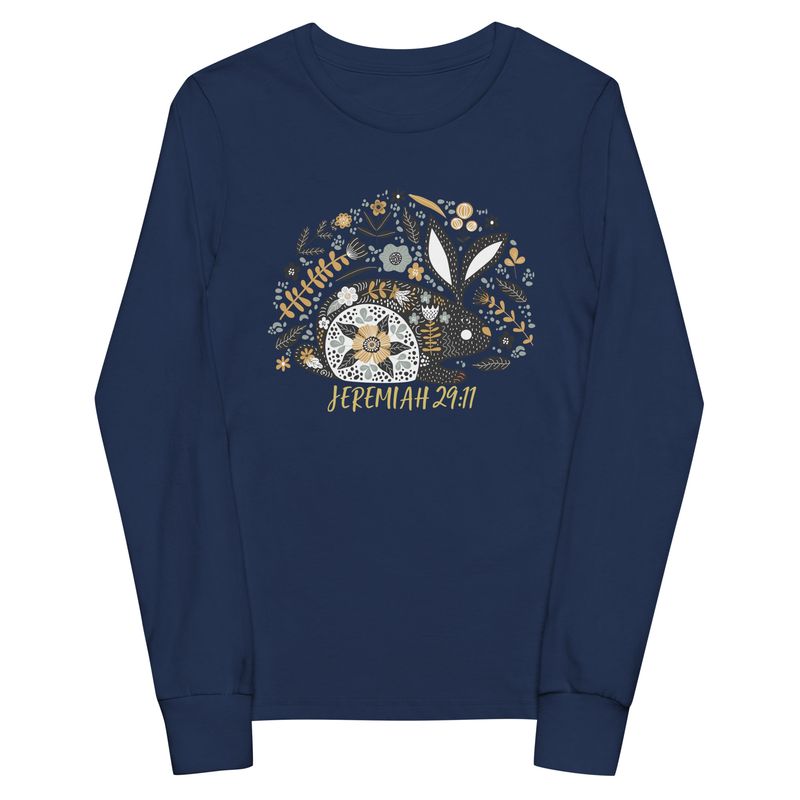 City Glory-Prosper Bunny Moments (Jeremiah 29:11) Youth long sleeve tee