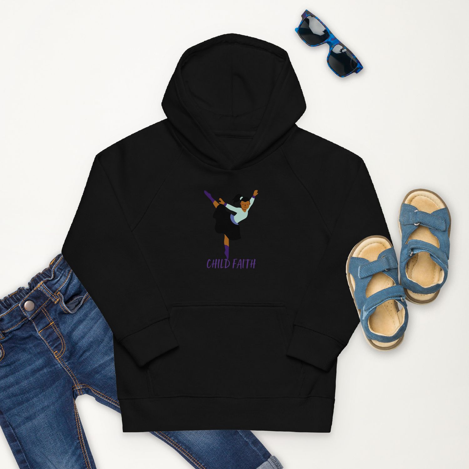 City Glory-Child Faith Moments Kids eco hoodie