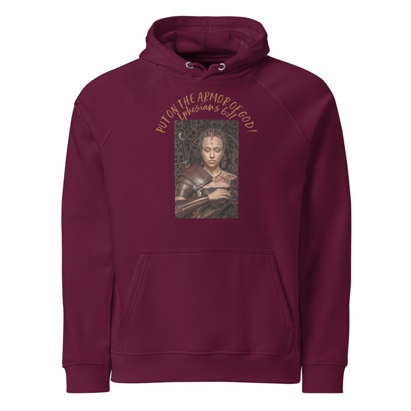 City Glory-Amor of God Moments (Ephesians 6:11) Unisex eco raglan hoodie
