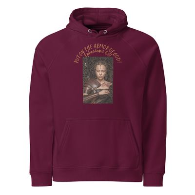 City Glory-Amor of God Moments (Ephesians 6:11) Unisex eco raglan hoodie