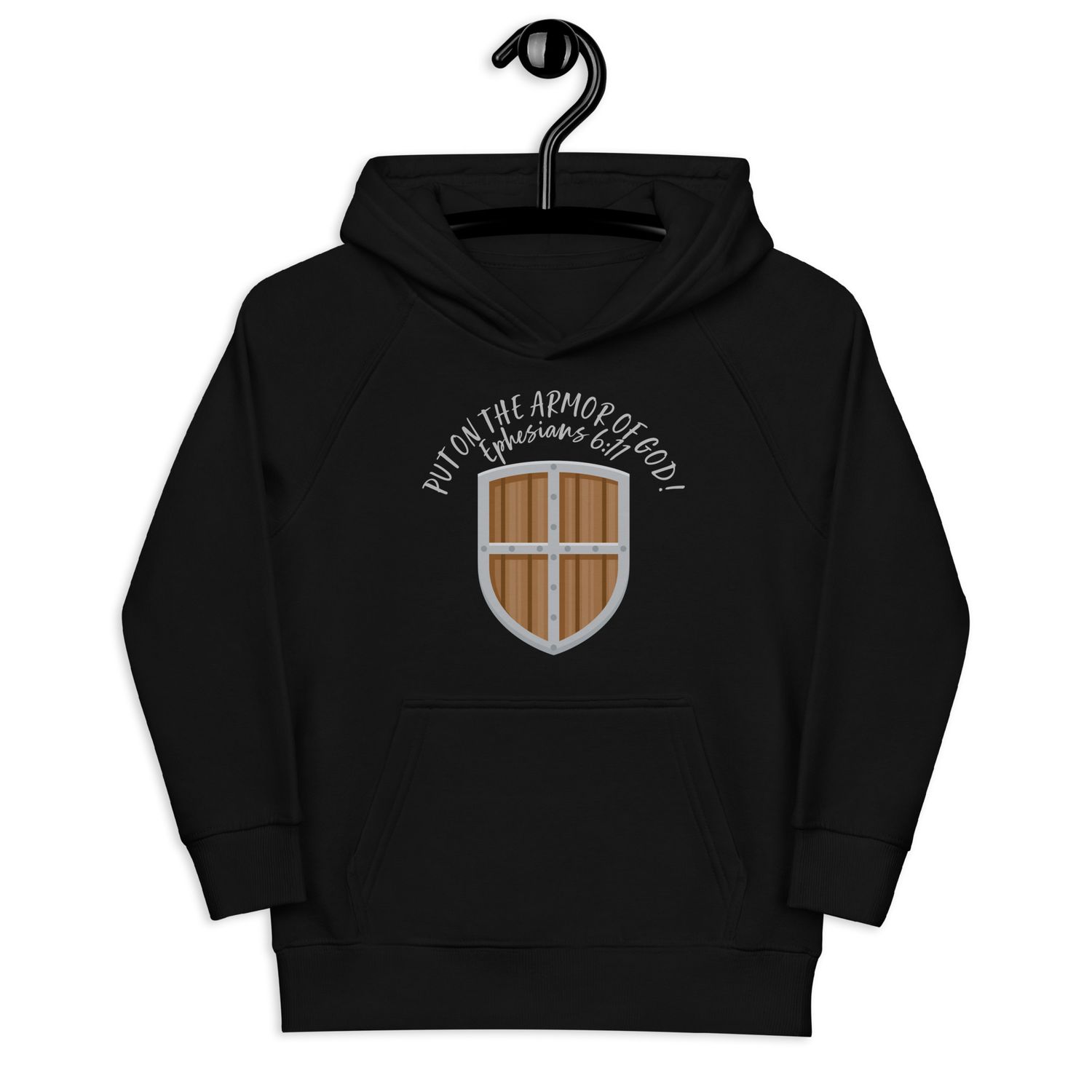 City Glory- Armor of God Moments (Ephesians 6:11) Kids eco hoodie