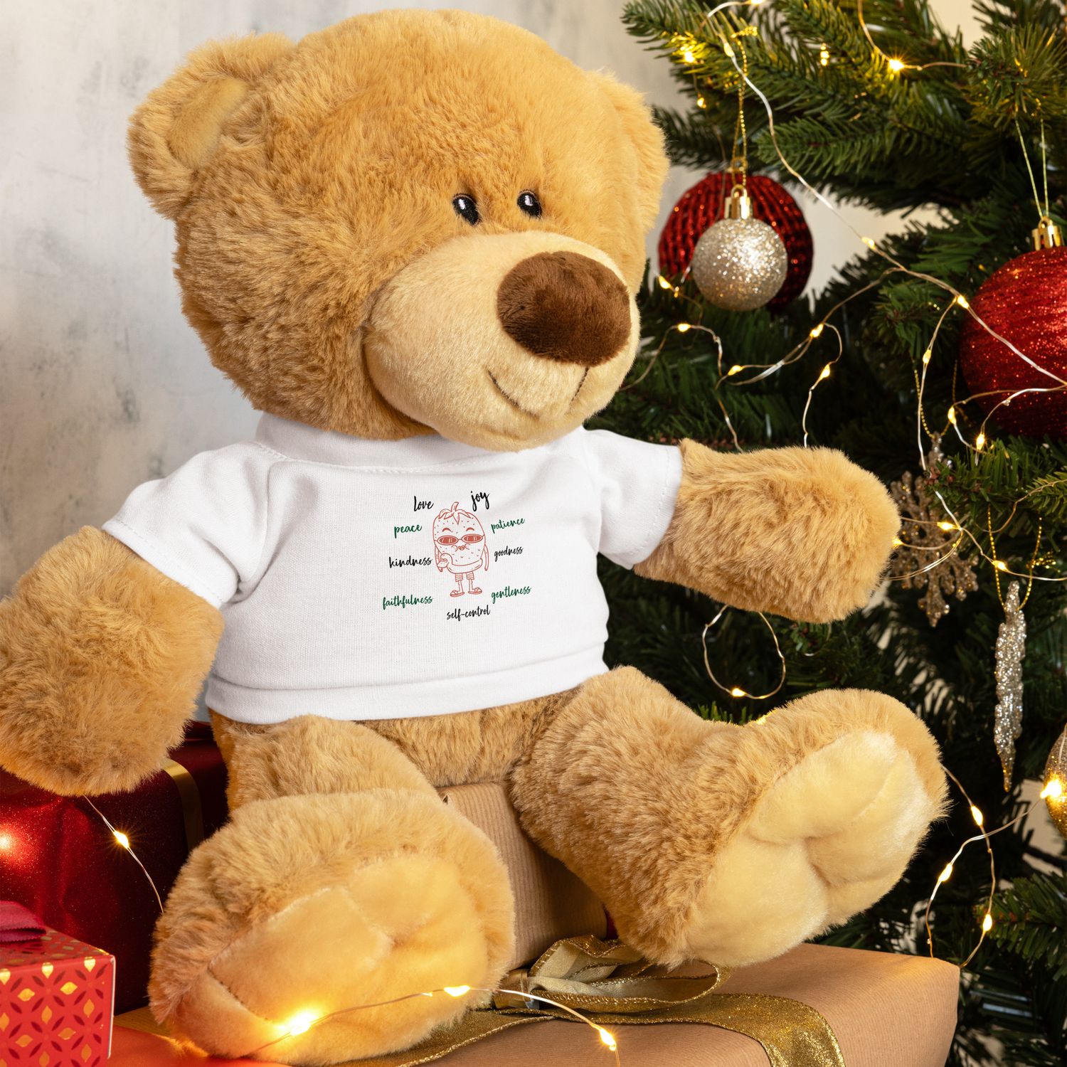 City Glory-Fruits of the Spirit Motif (Teddy bear with a t-shirt)