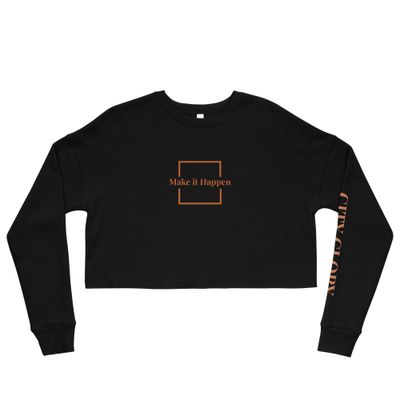 Make It Happen Abstract (Crop Sweatshirt)