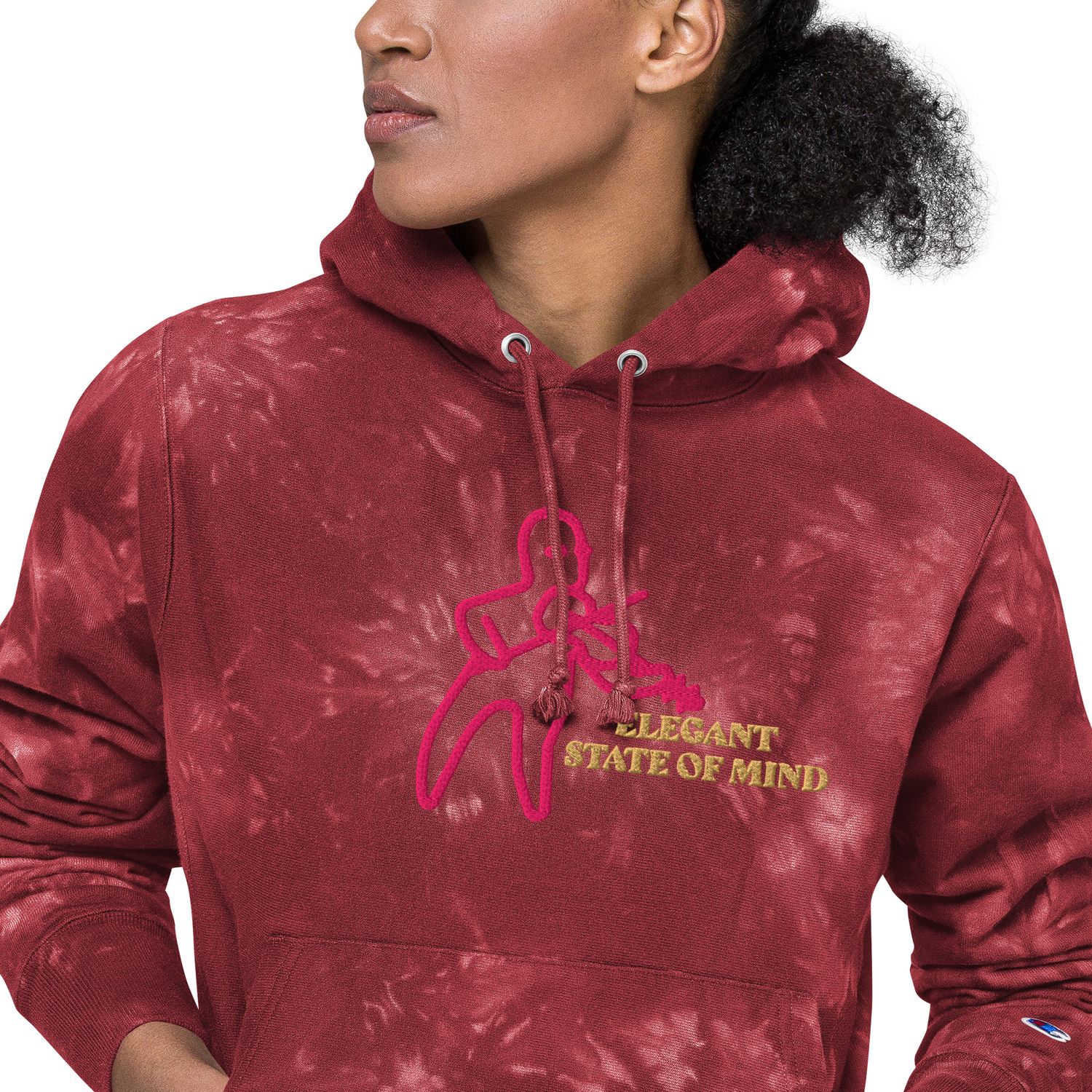 City Glory Elegant Moments Unisex Champion tie dye hoodie