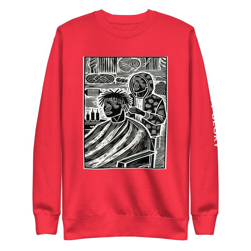 City Glory-Chicago Barber Life Moments (Unisex Premium Sweatshirt)