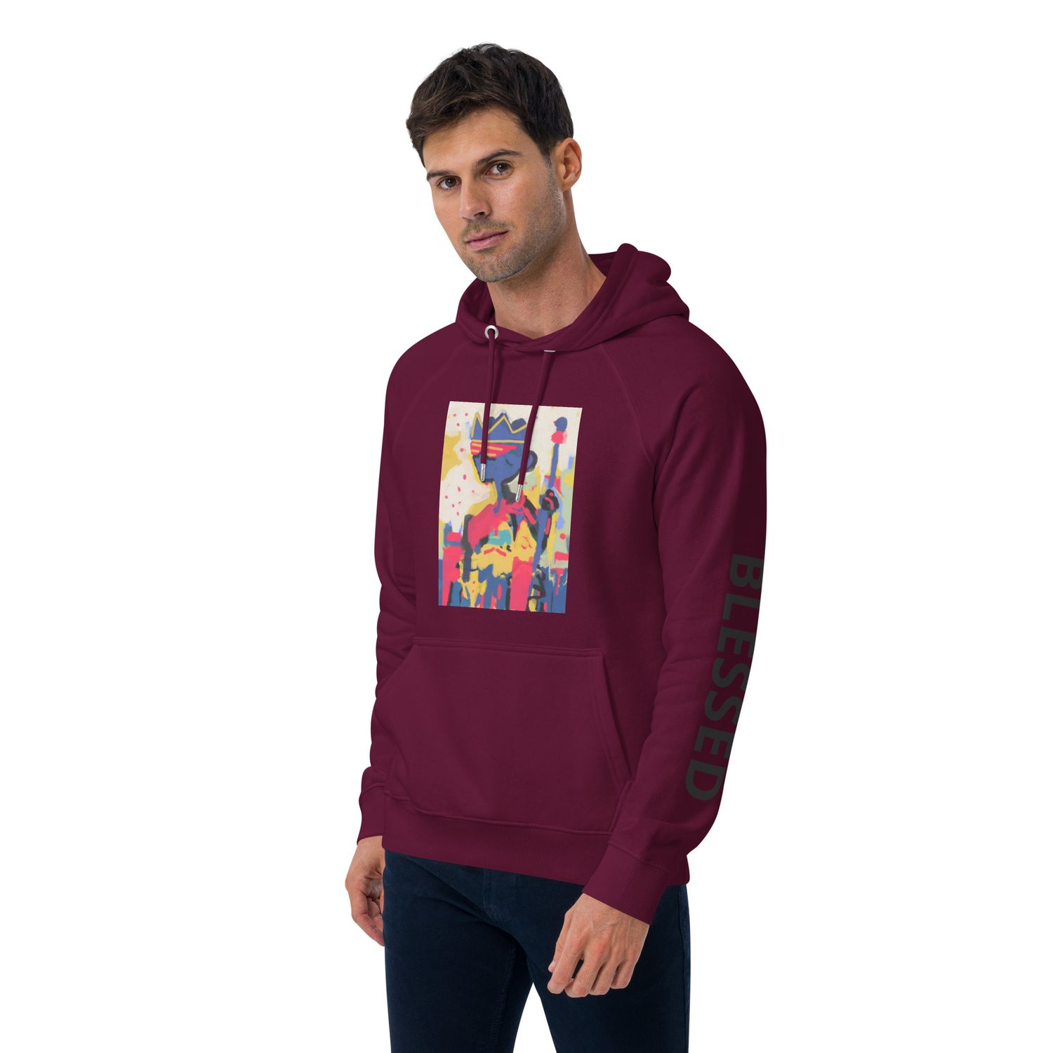 City Glory- Blessed/Benoit Moments (Unisex eco raglan hoodie)