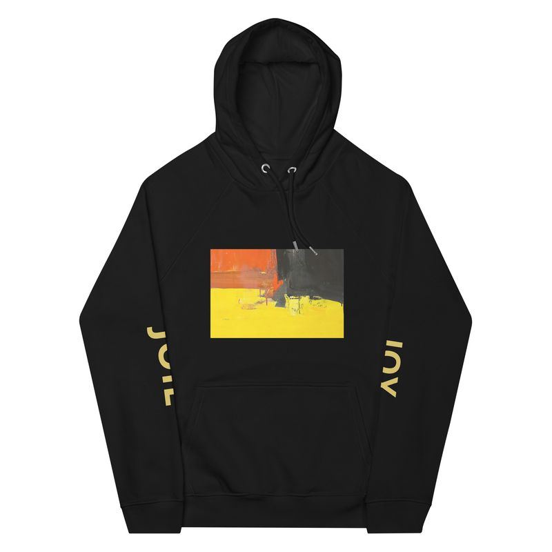 City Glory- Joy Moments (French) Unisex eco raglan hoodie