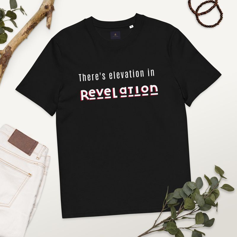 City Glory-Elevation Moments (White/lettering Unisex organic cotton t-shirt)