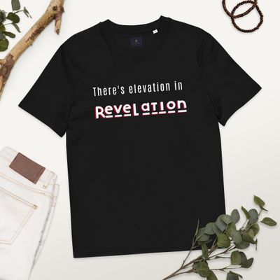 City Glory-Elevation Moments (White/lettering Unisex organic cotton t-shirt)