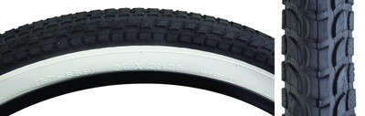 TIRE SUNLT 26x2.125 BK/WH CRUISER K927w/SUN LOGO KOMFORT WIRE