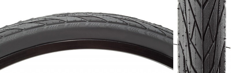 TIRE SUNLT UTILIT 700x35 BK/BK CITY SLICK IV H481 WIRE