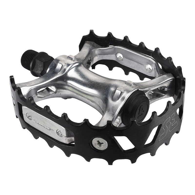 PEDALS SE BIKES BEAR TRAP 9/16 SL/BK