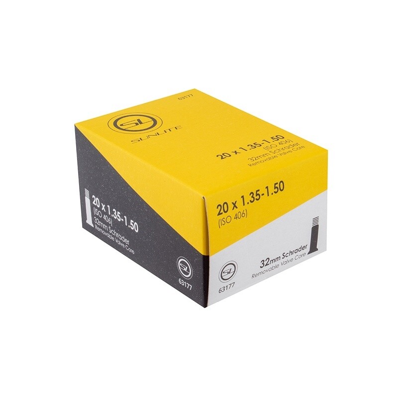 TUBE SUNLT 20x1.35-1.50 (406x37) SV32 FFW38mm