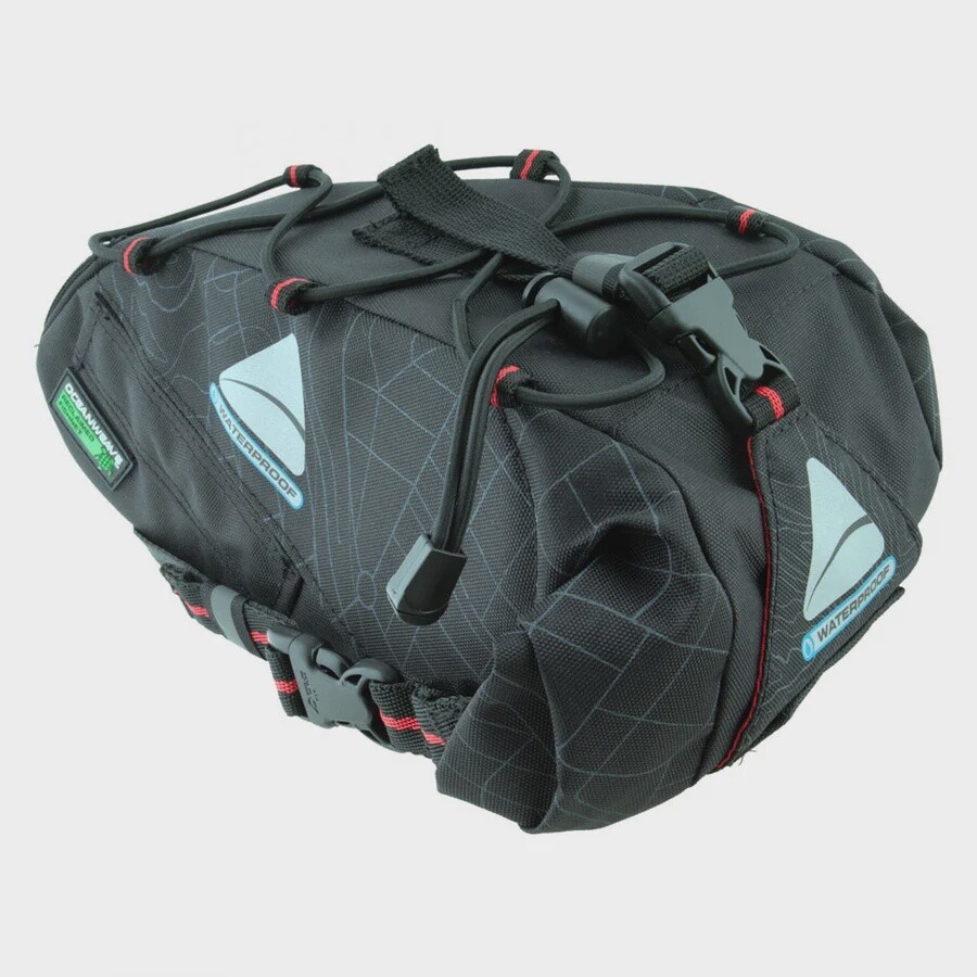 Axiom Monsoon Oceanweave P6+ Citypack Bag Black 11.8x5.5x4.7” Velcro Straps