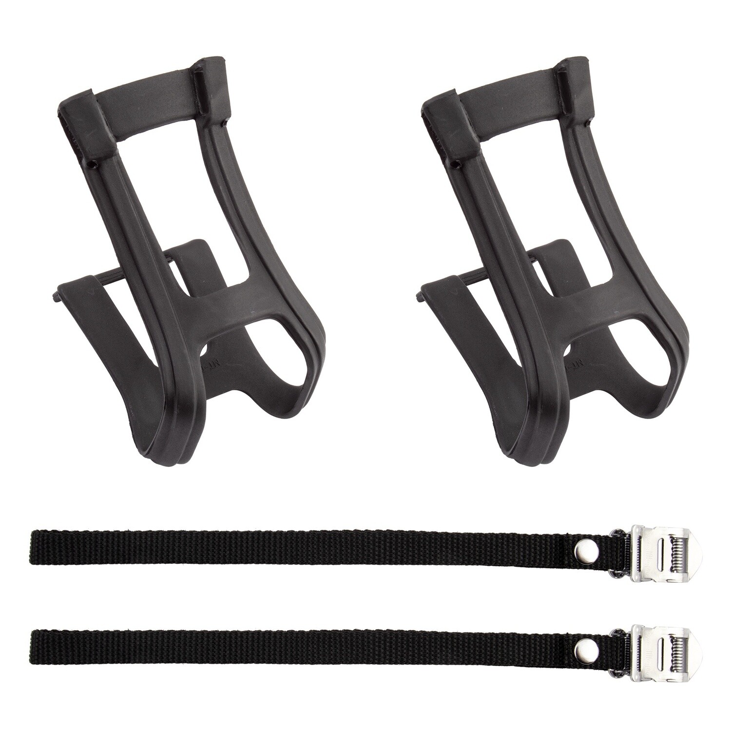 TOE CLIPS SUNLT MTB W/STRAPS MED