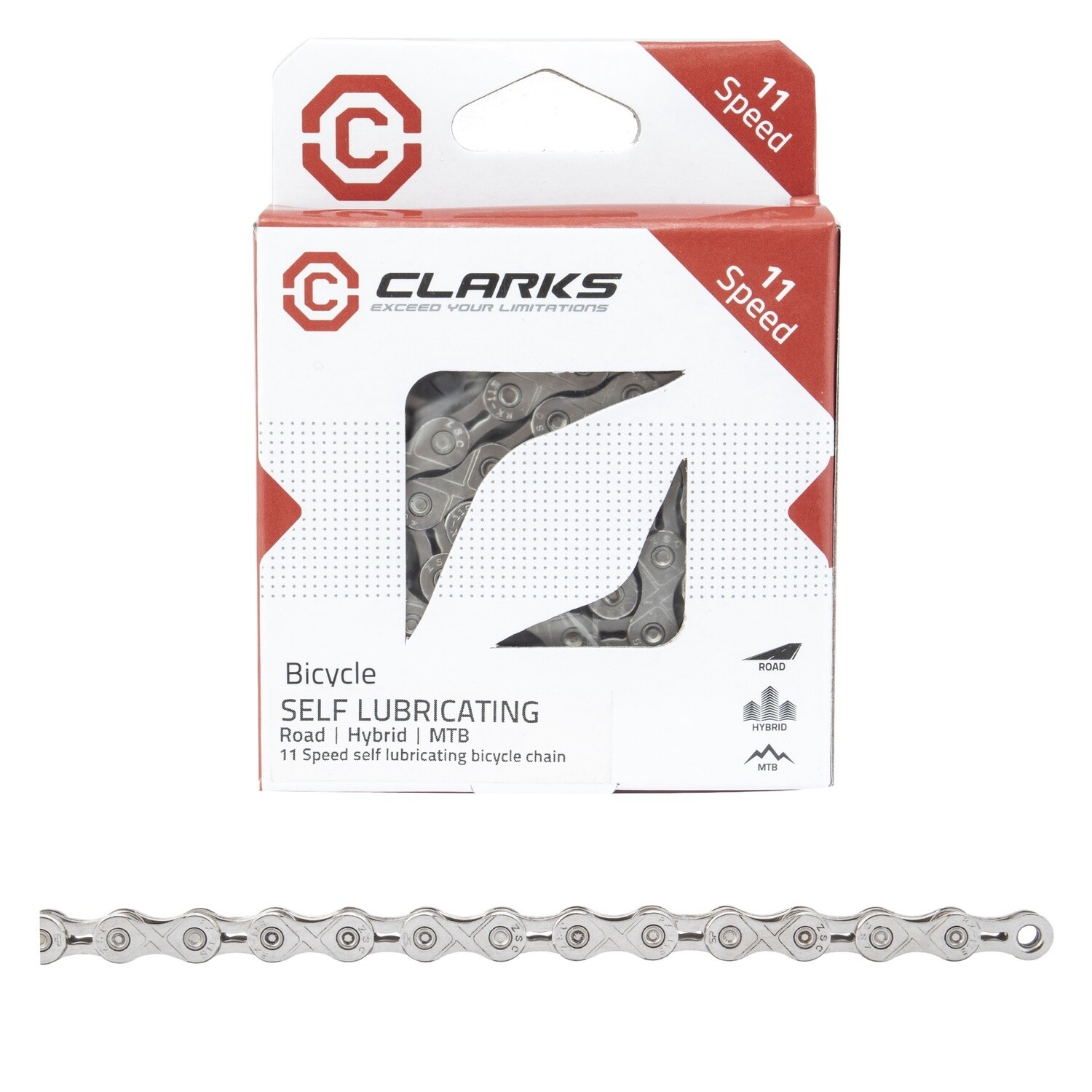 CHAIN CLARKS SELF LUBE 11s BK 116L