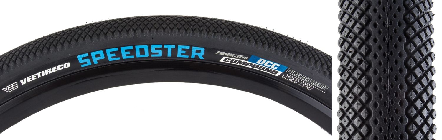 TIRE VEE SPEEDSTER 700x35 BK/BK FOLD/120/TLR/DCC/B-PROOF E25