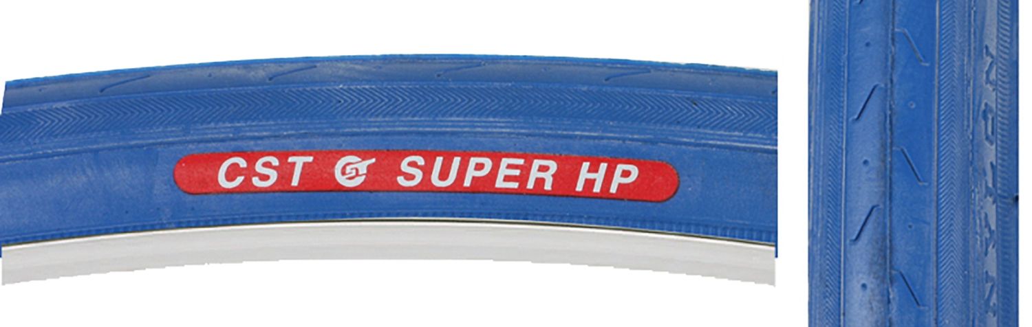 TIRE SUNLT 27x1-1/4 CST740 BU/BLU S-HP WIRE