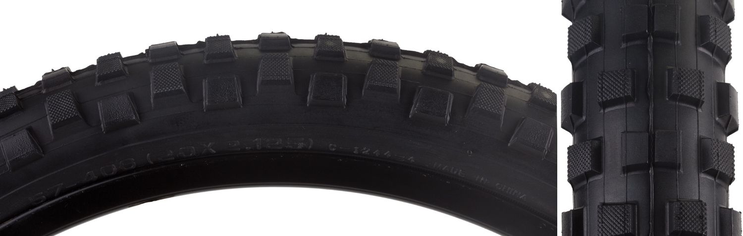 TIRE SUNLT 20x2.125 CST1244 BK/BSK CAESAR WIRE