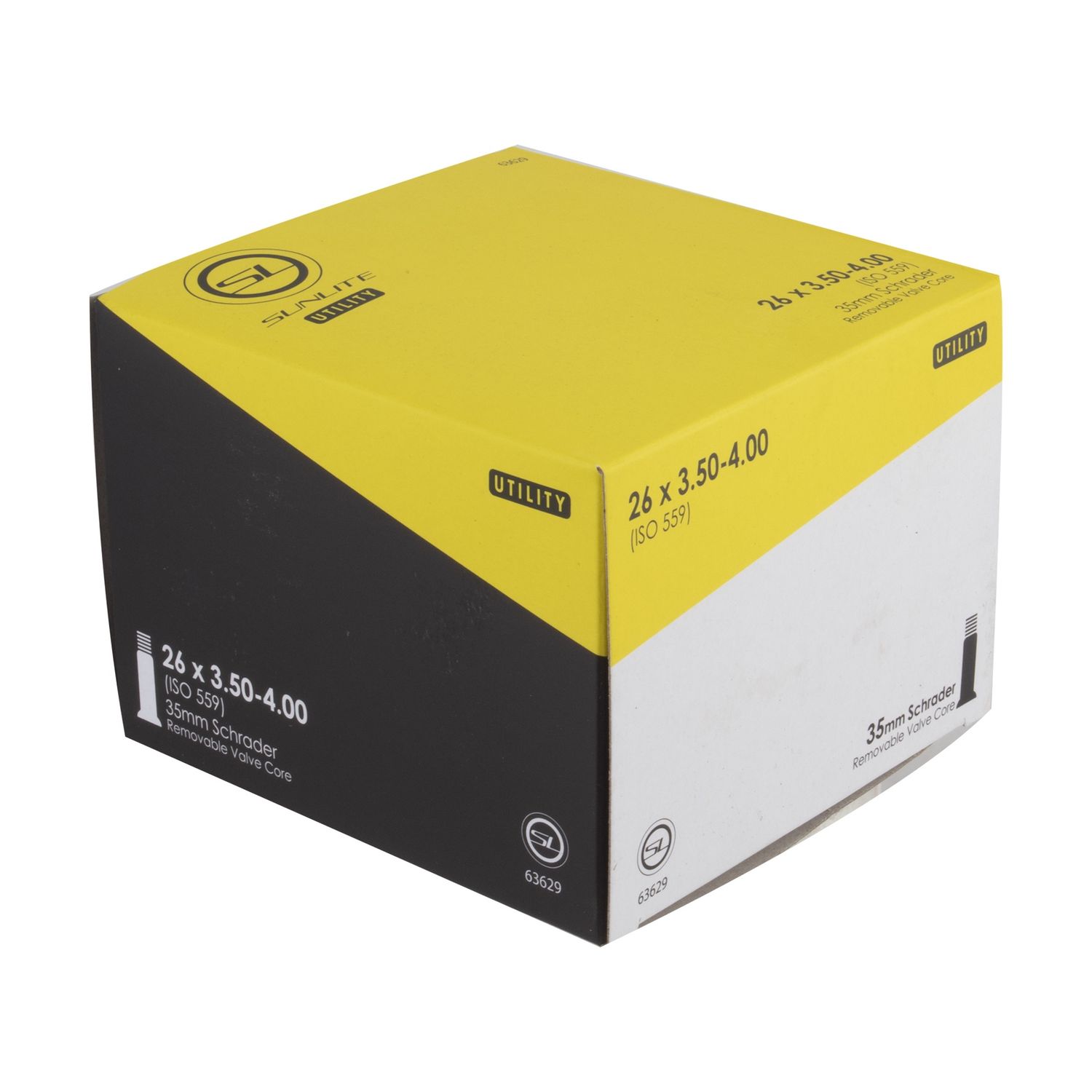 TUBE SUNLT UTILIT 26x3.50-4.00 SV35 FFW106mm