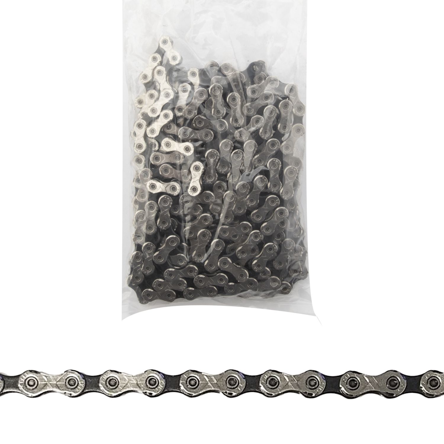 CHAIN KMC X11.93 11s BK/SL 118L BULK ONLY BXof25