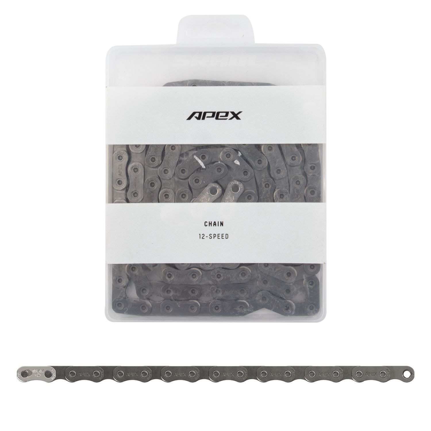 CHAIN SRAM APEX D1 12s GY 114L FLATTOP POWERLOCK