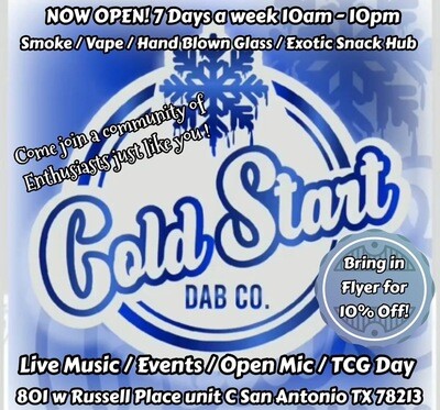 Cold Start Stash Cash