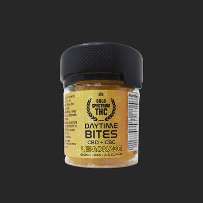Gold Spectrum CBG+CBD 600mg Daytime Bites [wholesale]