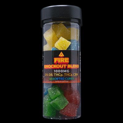 Gold Spectrum Fire Knockout Blend 1000mg Gummies [wholesale]
