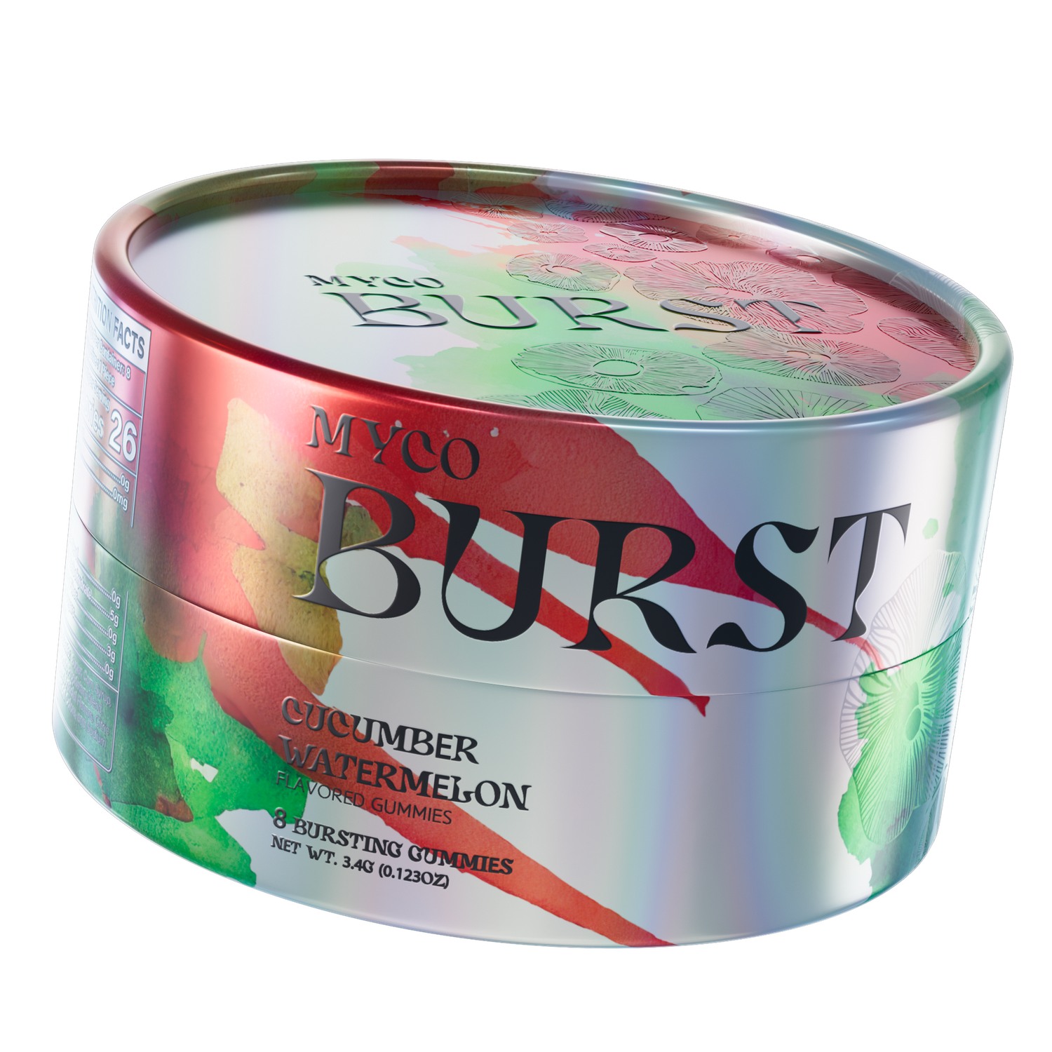 Myco Burst Gummies [wholesale], Flavor: Cucumber Watermelon