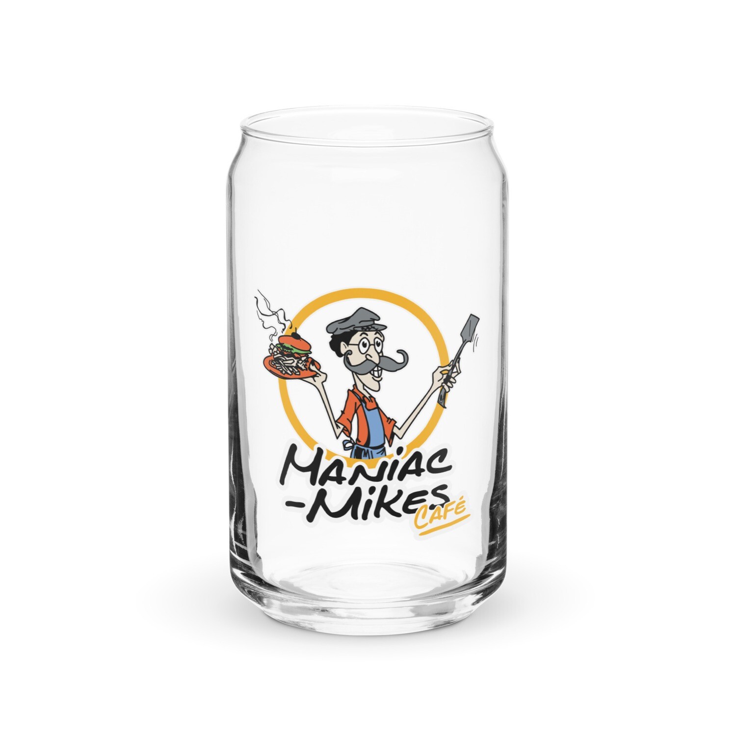 Maniac-Mikes Can-shaped glass