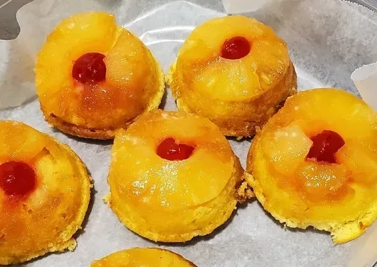 Mini Pineapple Upside Down Cakes