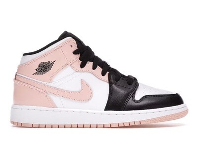Jordan 1 Mid Arctic Orange Black Toe Youth