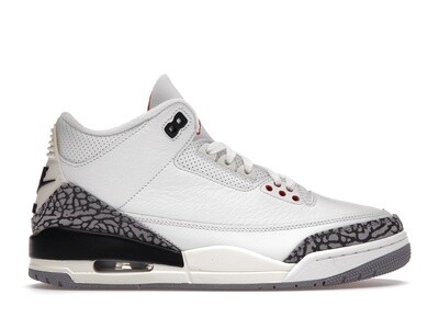Jordan Retro 3 White Cement Reimagined
