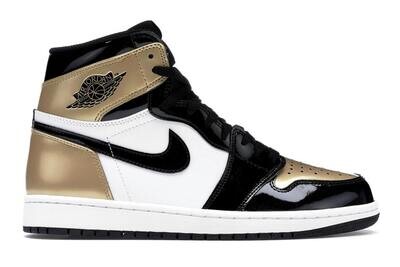 Jordan Retro 1 High NRG Patent Gold Toe