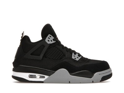 Jordan Retro 4 Black Canvas
