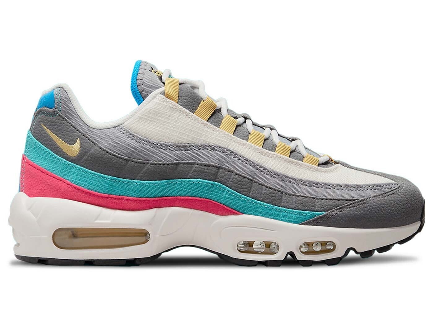 Nike Air Max 95 Air Sprung Grey Aqua Pink