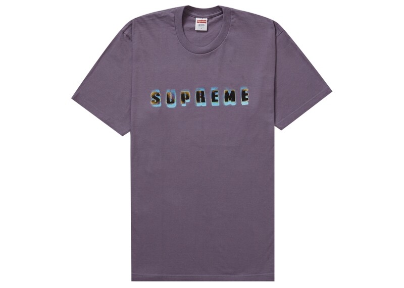 Supreme Stencil Tee Dusty Purple