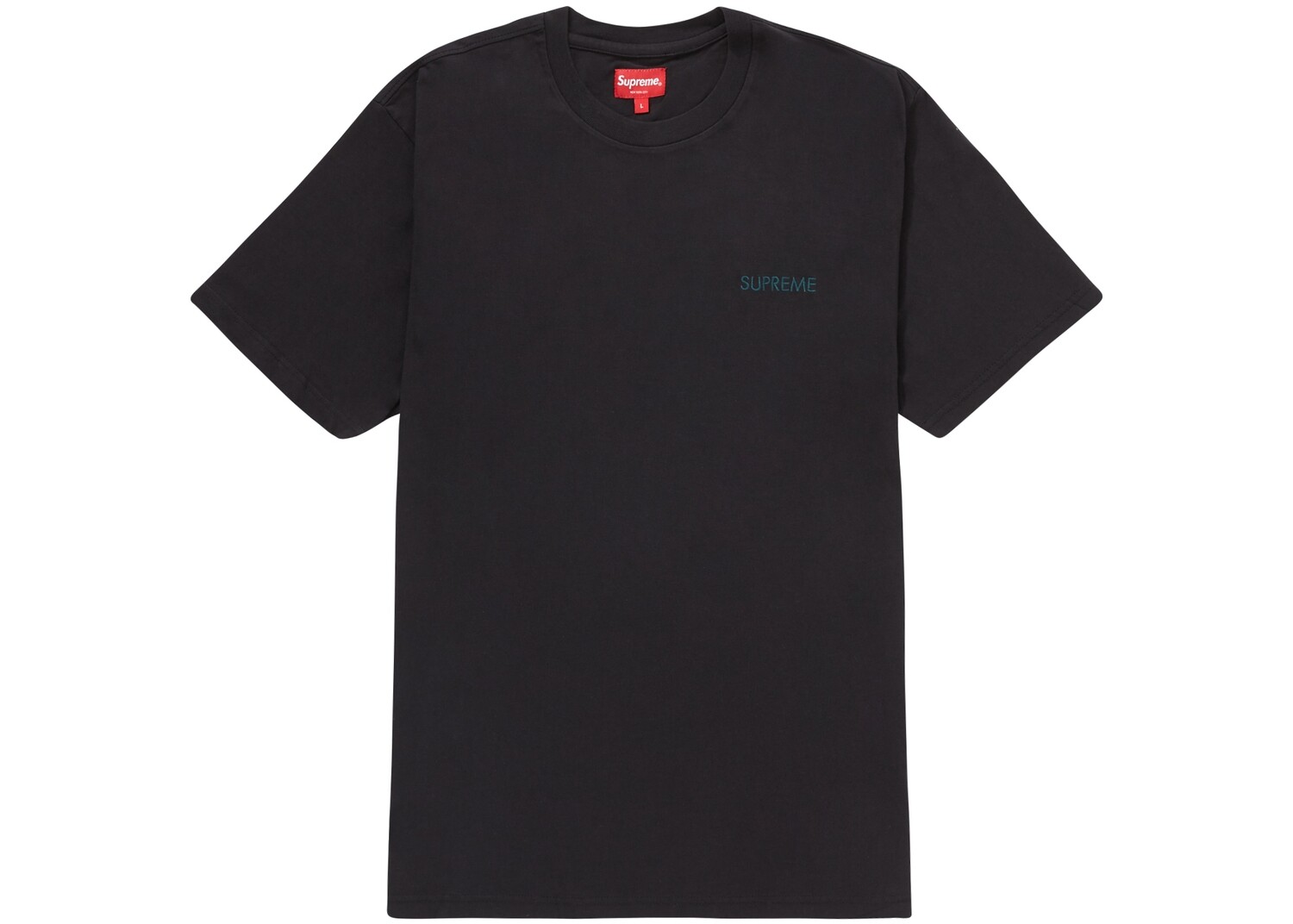 Supreme Washed Capital S/S Top Black