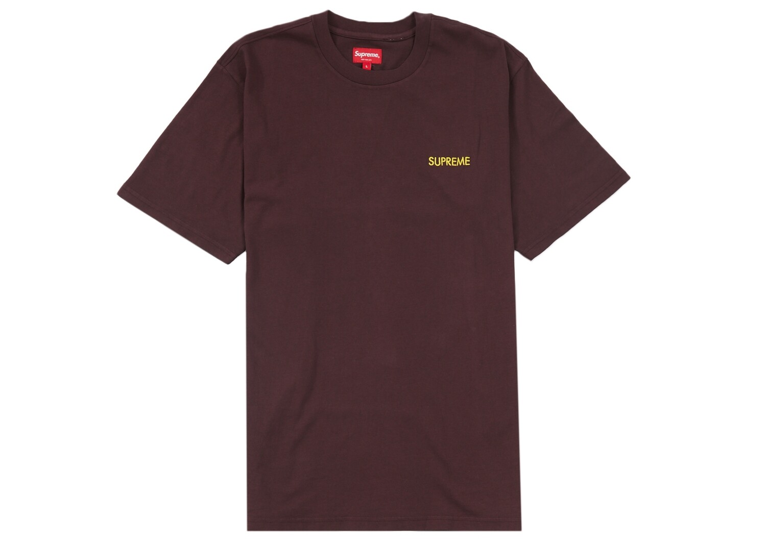 Supreme Washed Capital S/S Top Brown
