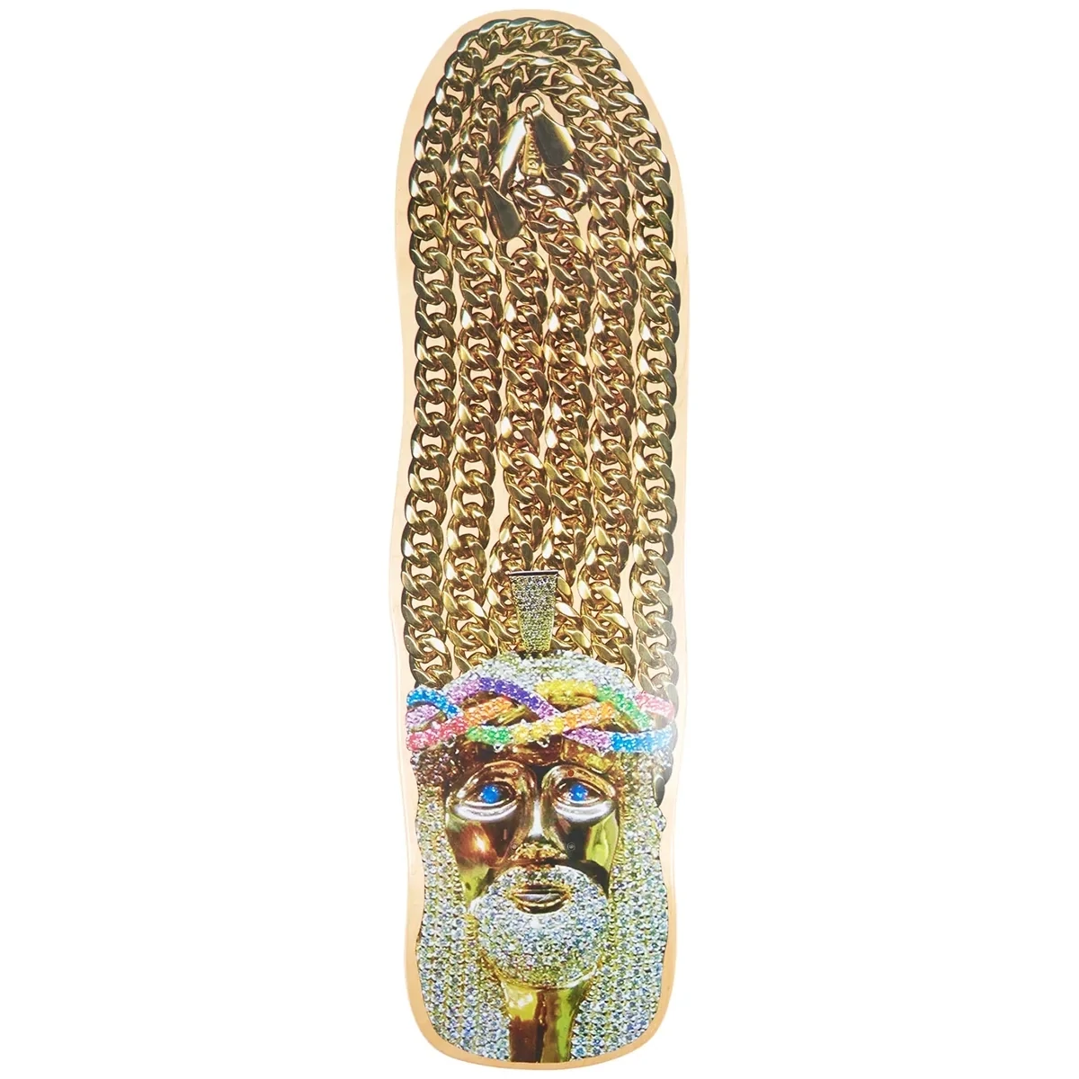 Alltimers Jesus Piece 2.0 Cruiser Skateboard Deck
